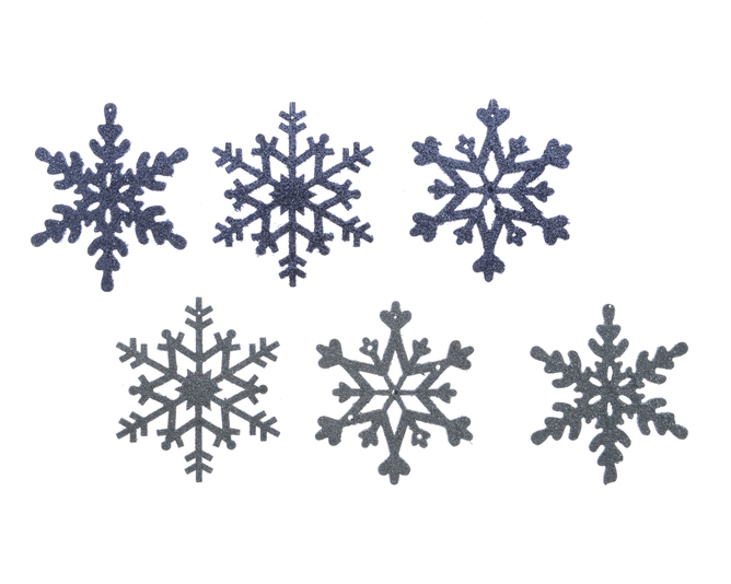 Kaemingk Snowflake Plywood Glitter