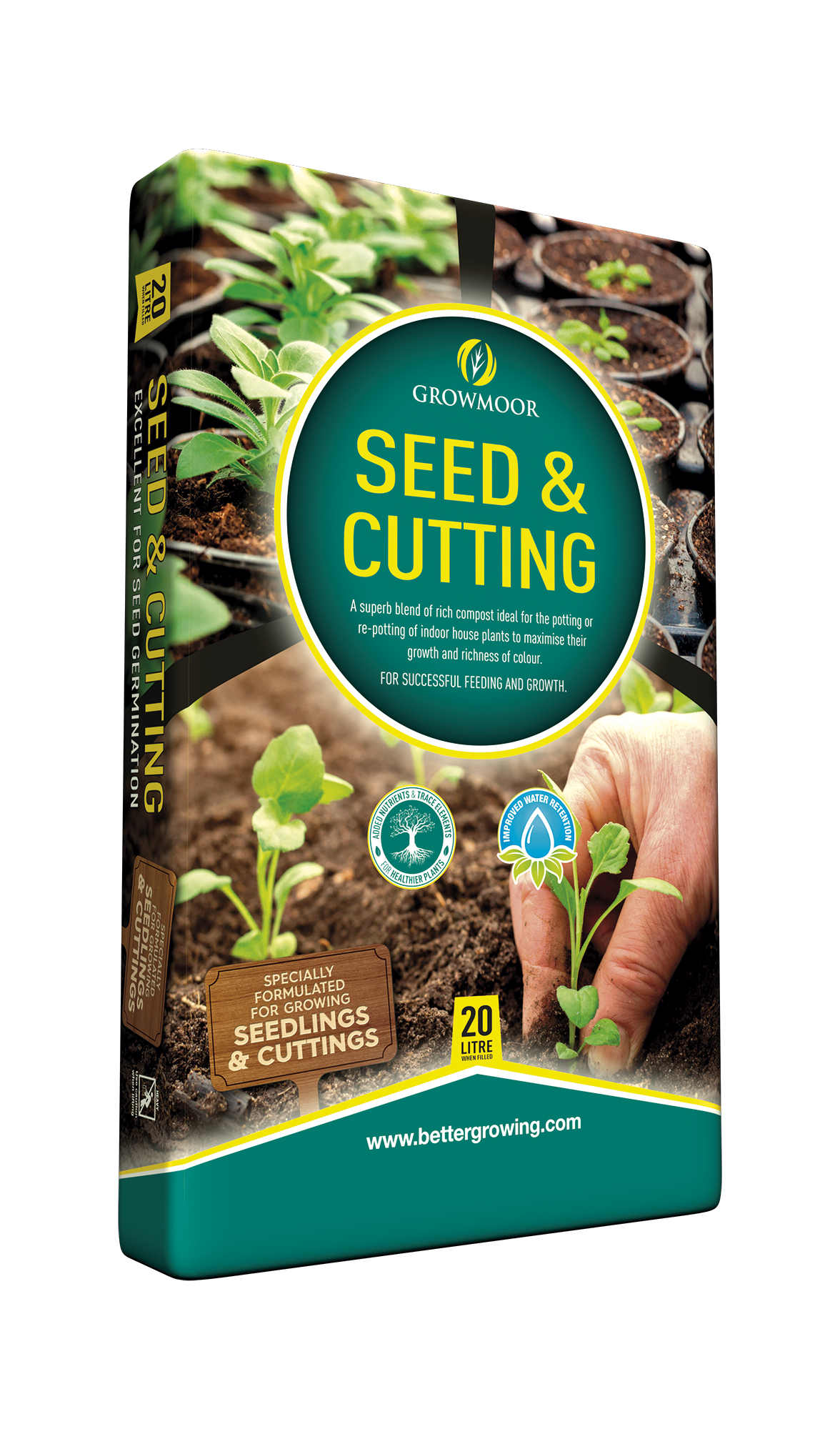 Growmoor Seed and Cutting Compost 20ltr LOCAL DELIVERY ONLY