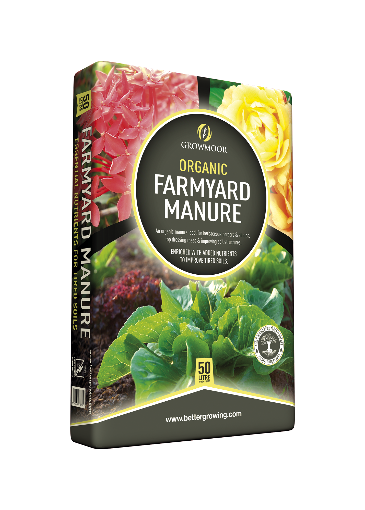 Growmoor Organic Farmyard Manure 50L LOCAL DELIVERY ONLY