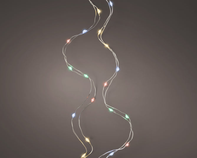 Micro LED String Lights - Multicoloured 295cm