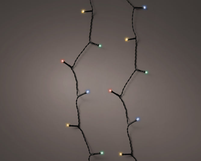 LED Battery Lights - Multicoloured 1790cm