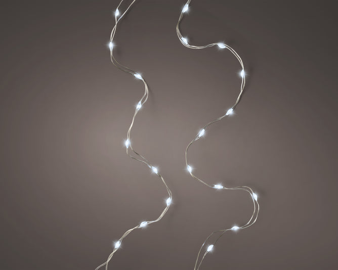 Micro LED String Lights - Cool White 245cm