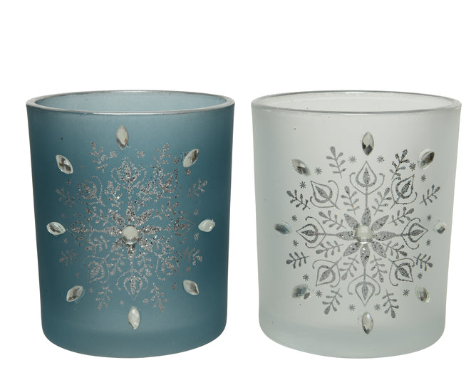 Diamond Snowflake Tealight Holder