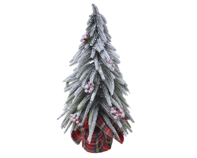 Mini Tree With Snowy Red Berries