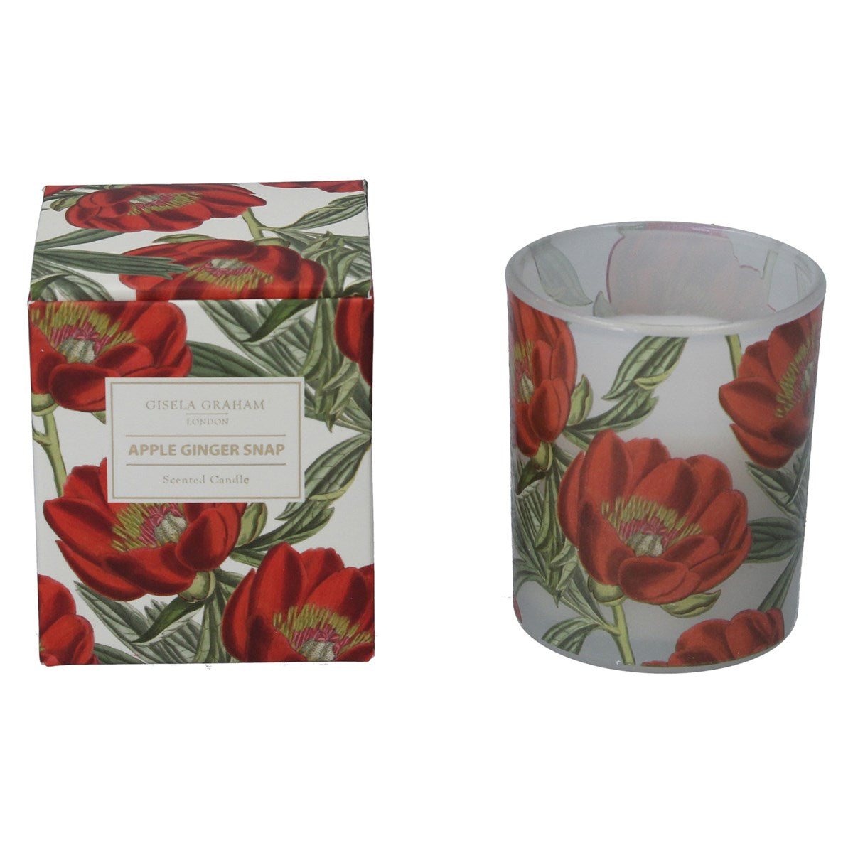 Gisela Graham Apple Ginger Snap Scented Candle - Small