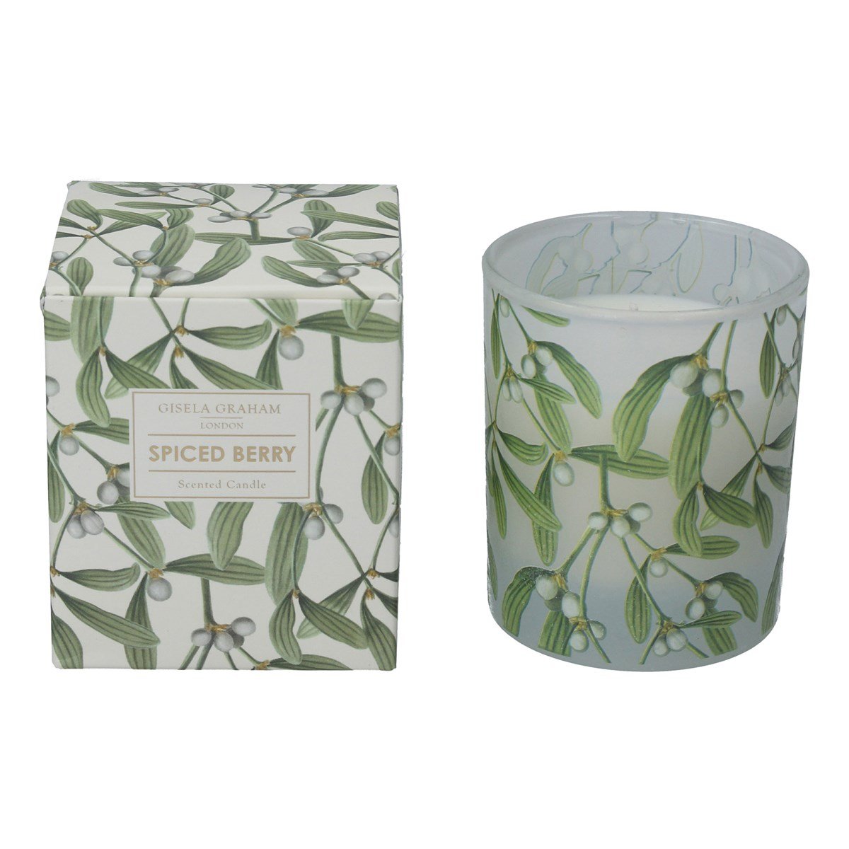 Gisela Graham Spiced Berry Scented Candle - Small