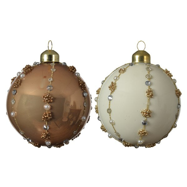 Bead & Diamond Bauble