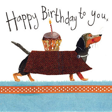 Dachshund Birthday Card