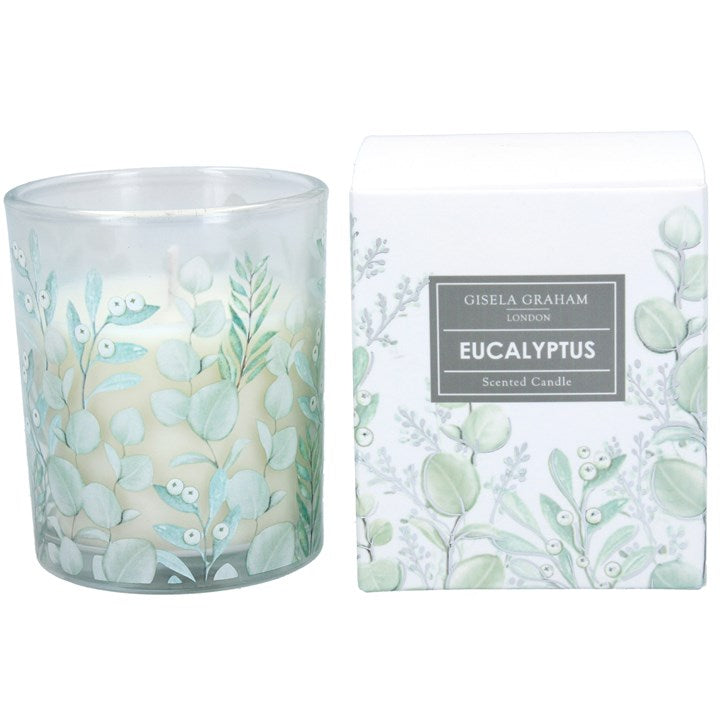 Gisela Graham Boxed Scented Candle - Eucalyptus