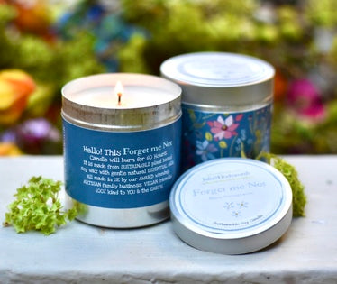 Julie Dodsworth Forget Me Not Soy Wax Candle Tin