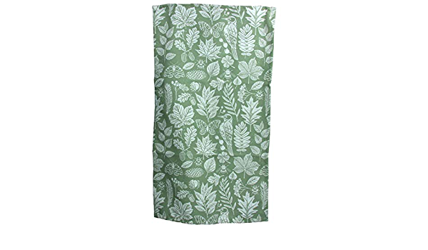 Gisela Graham - Green Garden Study Tea Towel