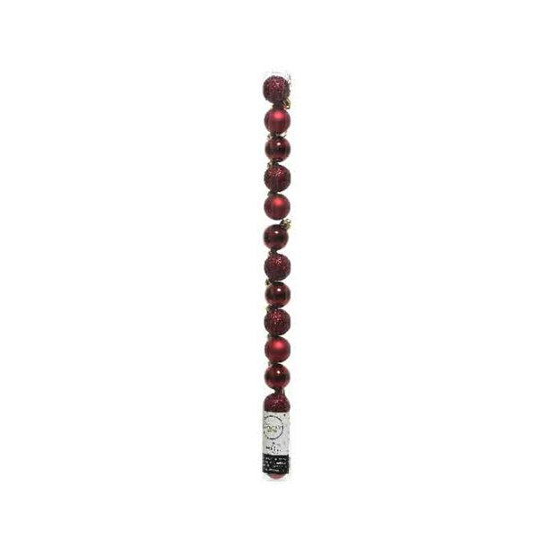Oxblood Red Mix Baubles