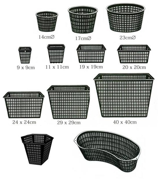 Pond Basket 40cm Pot Square 30ltr