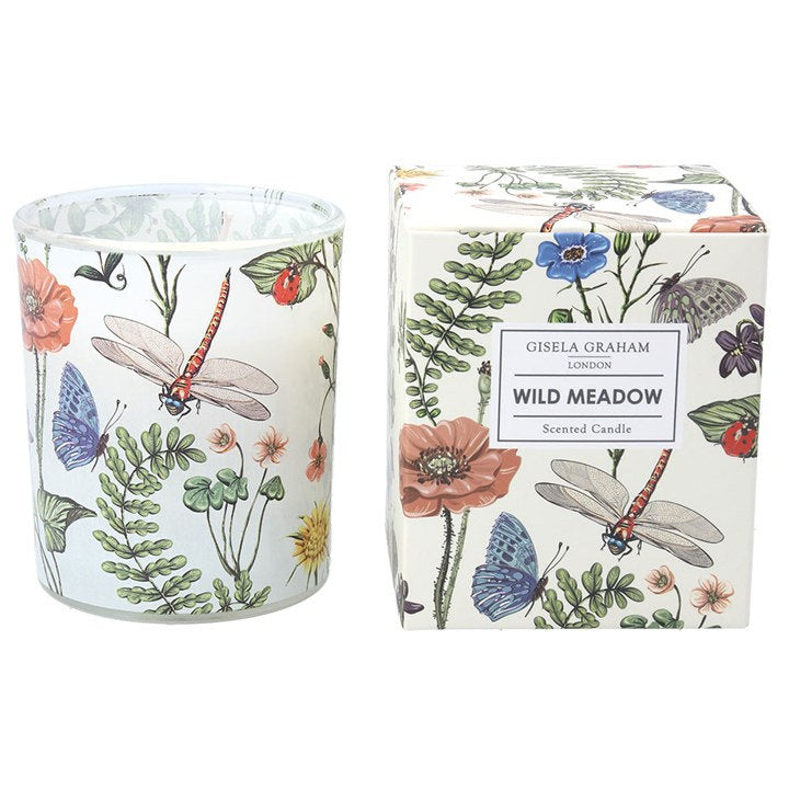 Gisela Graham - Flora & Fauna Scented Candle - Wild Meadow