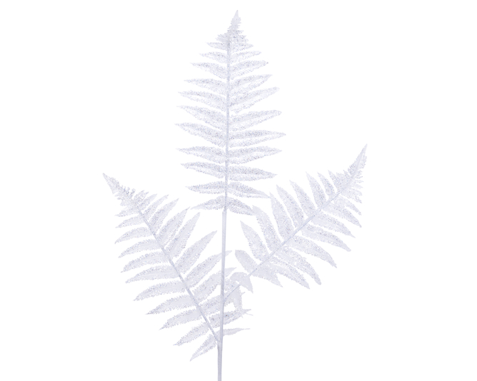 Kaemingk White Spray Fern 80cm