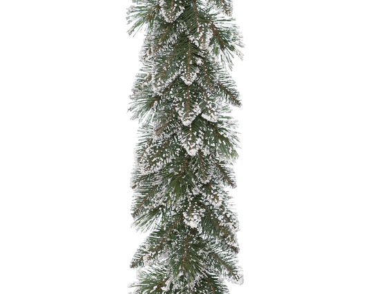 Kaemingk Finley Garland Frosted Indoor 2.7m