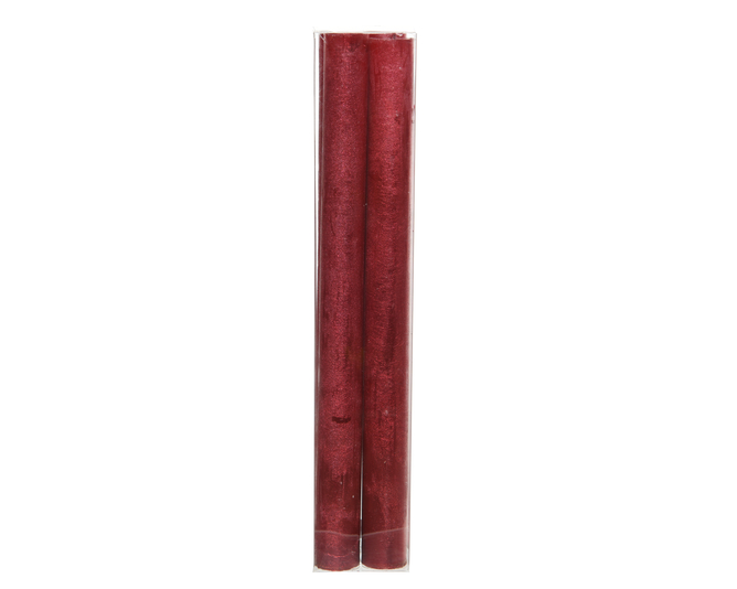 Kaemingk Candle Wax Dinner Box 4 Christmas Red