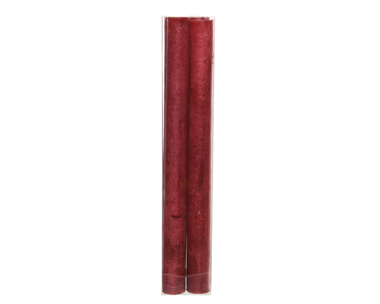 Kaemingk Candle Wax Dinner Box 4 Christmas Red
