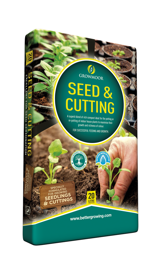 Growmoor Seed and Cutting Compost 20ltr  LOCAL DELIVERY ONLY