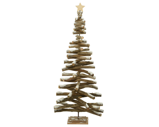 Kaemingk Tree Pinewood, Snow on Foot 85cm
