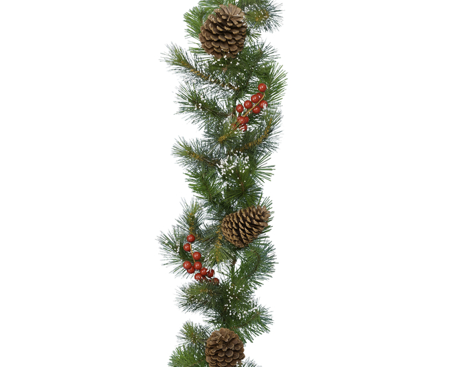 Kaemingk Ipswich Snowy Garland 270cm