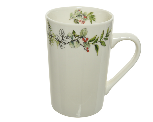 Kaemingk Mug with Porcelain Wreath