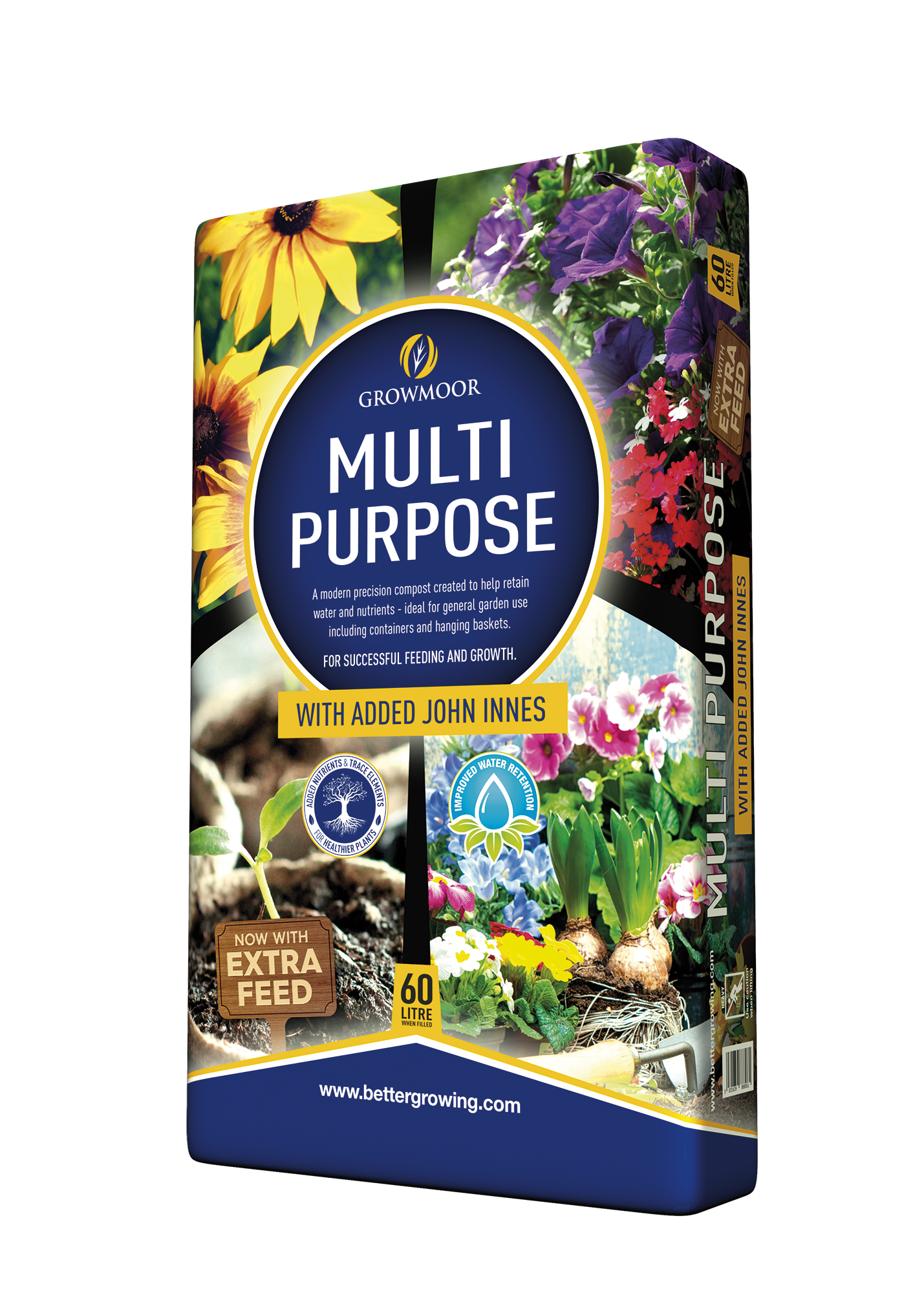 Growmoor Mutli-Purpose with John Innes 60ltr  LOCAL DELIVERY ONLY