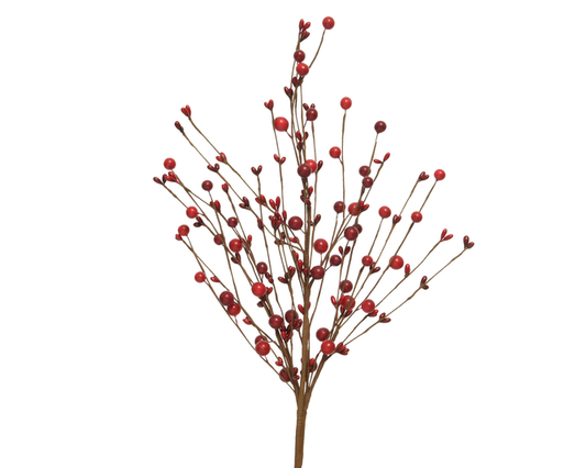 Kaemingk  Red Berries on a Stem 60cm