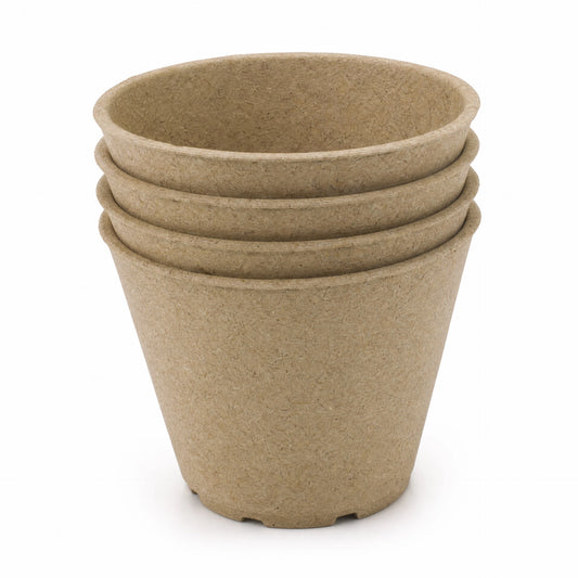 10.5cm bio-based growing pots for seedlings and cuttings biodegradable plant nursery pots