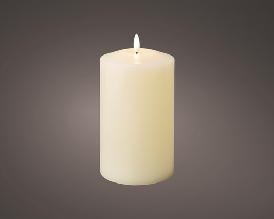 Kaemingk LED Wick Church Candle Wax Indoor 10x19cm
