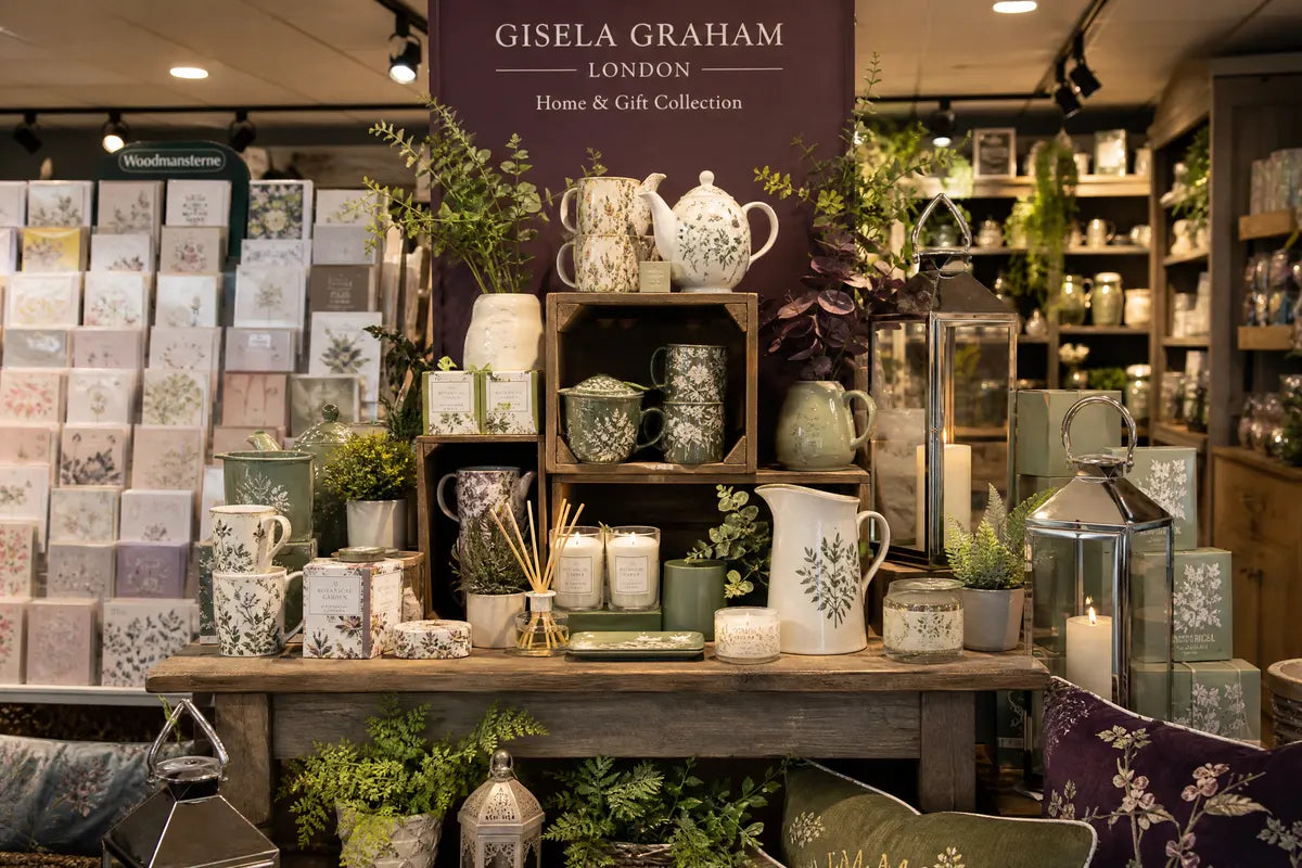 Gisela Graham gifts and homeware at Pengelly Garden Centre
