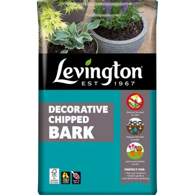 Levington Decorative Chipped Bark 40 Litres