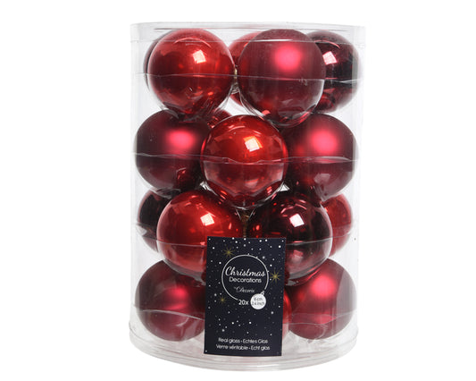 Red Mixed Baubles