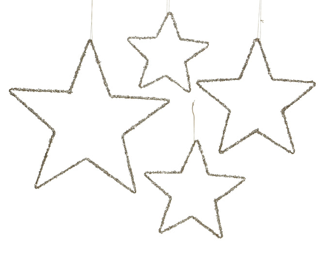 Set of 4 Spangled Stars