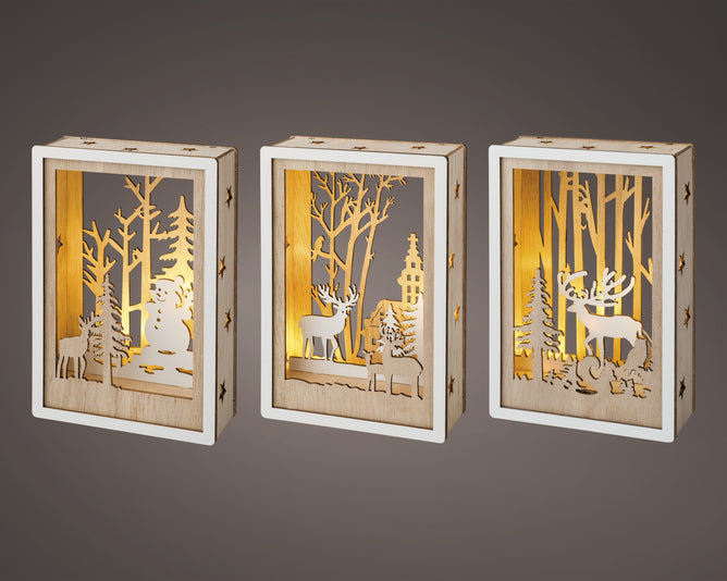 LED Wood Forest Scene