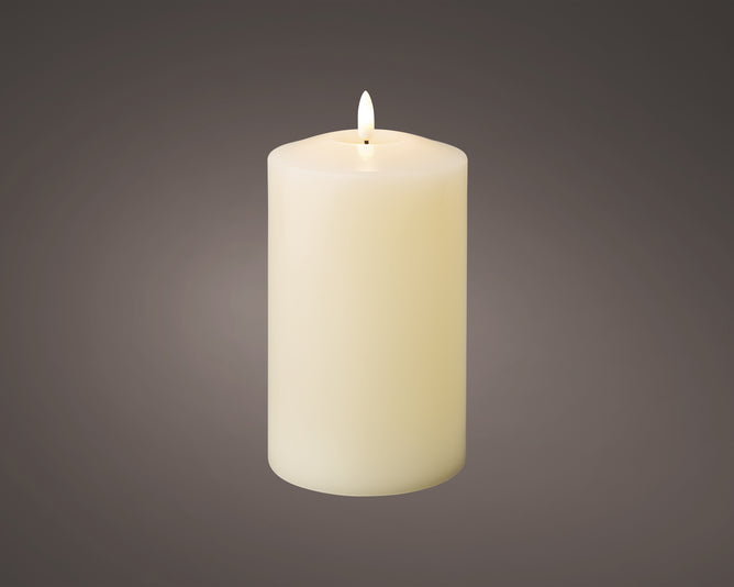 LED Church Candle - Warm White 19cm