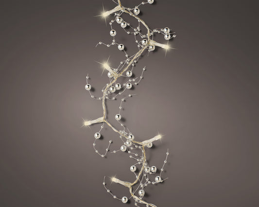 LED Bead Decoration String Lights - Warm White 120cm