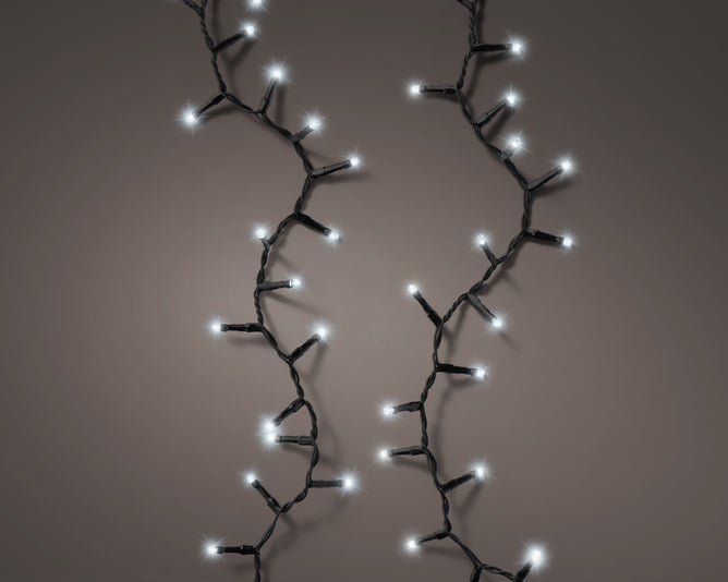 LED Compact String Lights With Twinkle Effect - Cool White 1498cm