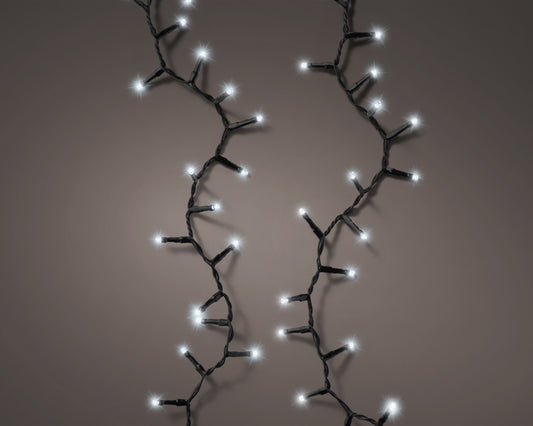 LED Compact String Lights With Twinkle Effect - Cool White 1498cm