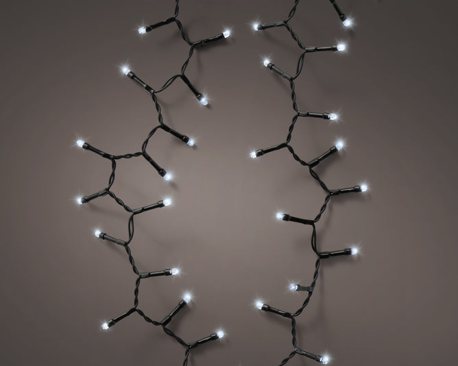 LED Compact Lights 8 Function Twinkle Effect - Cool White 470cm
