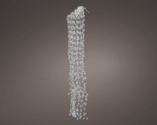 LED Cascade Lights Flashing Effect - Cool White 200cm