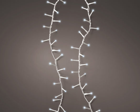LED Compact String Lights With Twinkle Effect - Cool White 1100cm