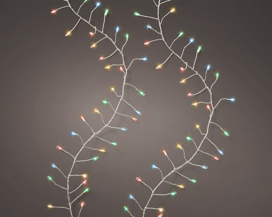 Micro LED Compact String Lights With Twinkle Effect - Multicoloured 1200cm