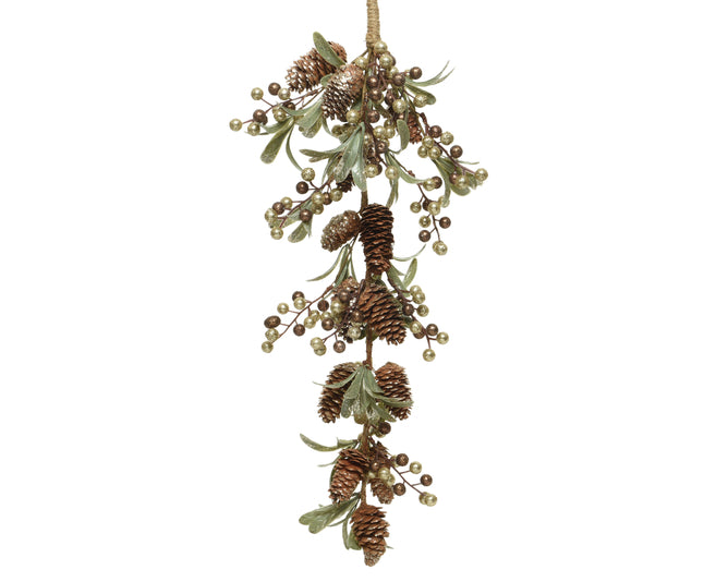 Berries & Pine Cones Branch