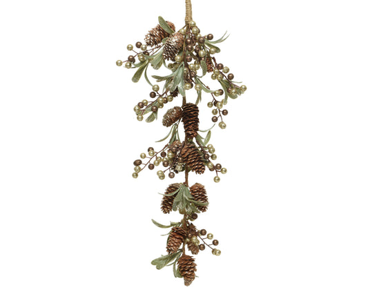 Berries & Pine Cones Branch