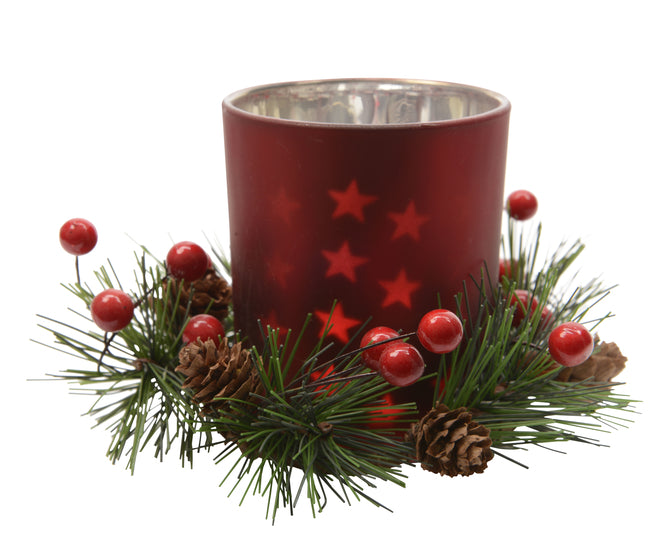 Tealight Holder With Stars