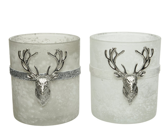 Tealight Holder With Deer