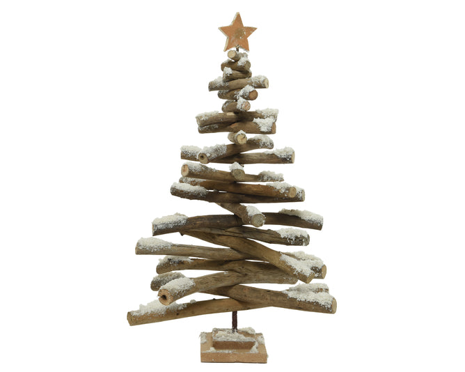 Pinewood Glitter Tree 62cm