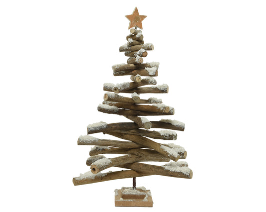 Pinewood Glitter Tree 62cm