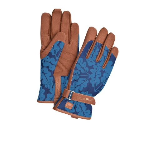 Burgon & Ball Gardening Glove - Oak Leaf Navy M/L